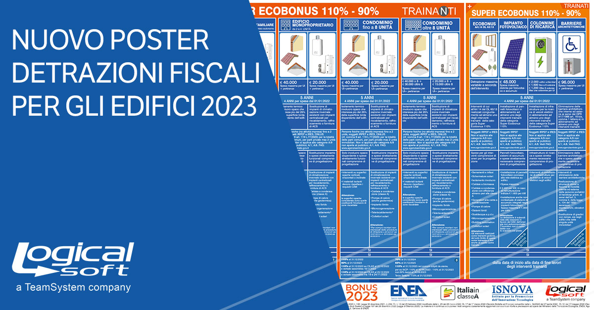 Nuovo Poster ENEA 2023 Delle Detrazioni Fiscali Per Gli Edifici ...